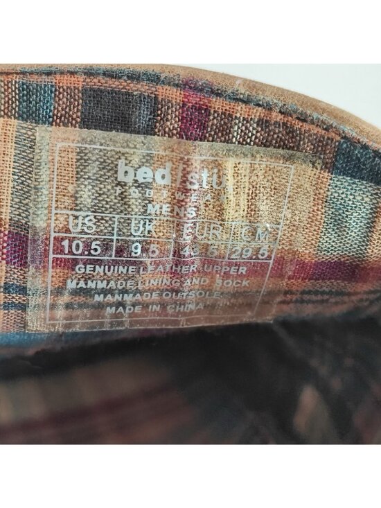 Bed|Stu Luz Men’s 10.5 US Shoes Leather Rustic Brown Casual main image 9